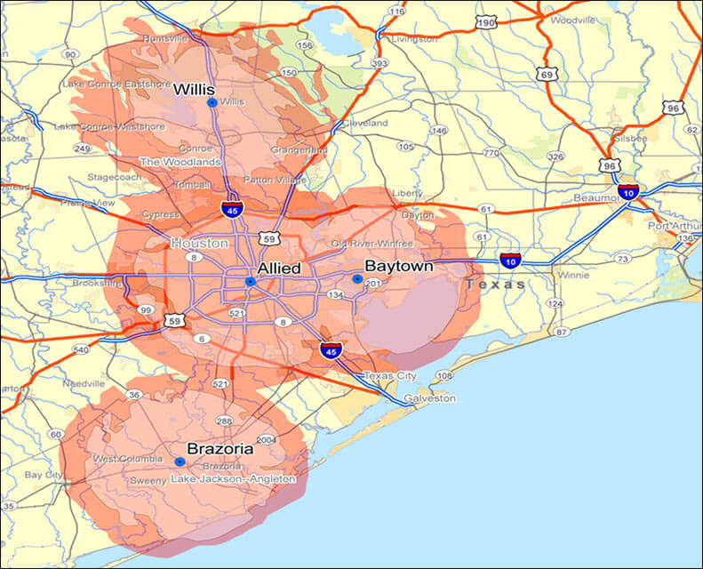 Houston Wide Area Coverage