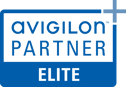 Avigilon Partnter Elite logo blue